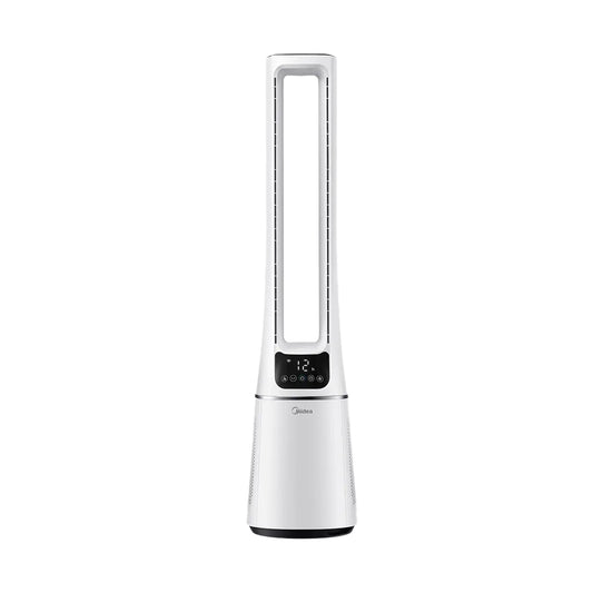 Midea 41-Inch Bladeless Tower Fan & HEPA Purifier, Smart WIFI Enabled, Remote, Blue, AMS150-PBW